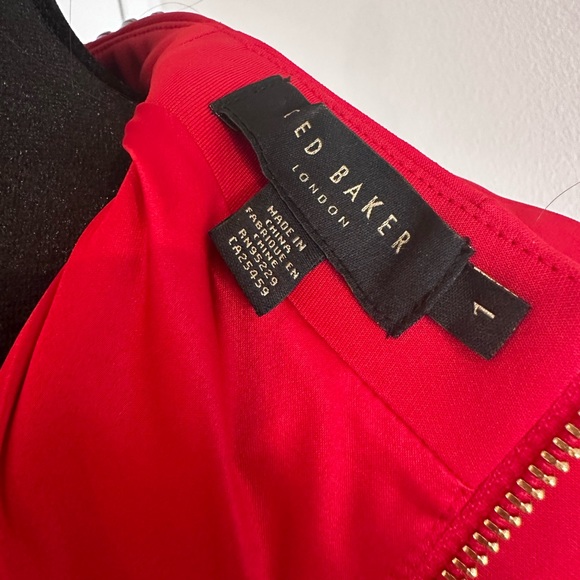 Red Ted Baker Dress - Picture 4 of 4